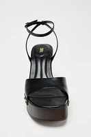 CHAUSSURES À TALONS COMPENSÉS ET PLATEFORME