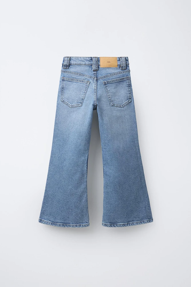 FLARED JEANS WITH POCKETS