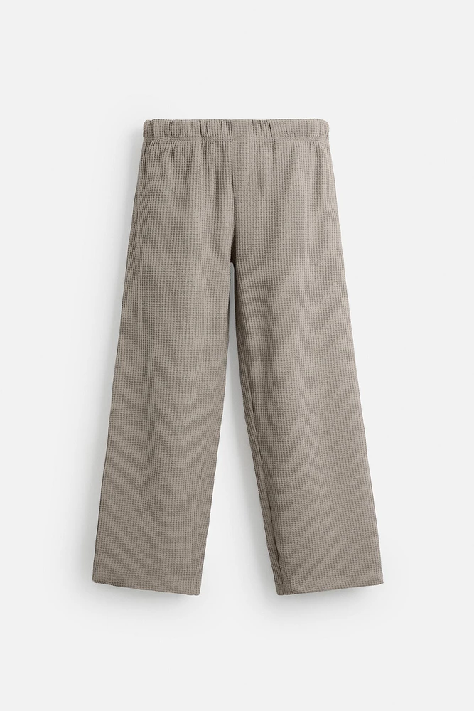 PANTALON RELAXED FIT STRUCTURÉ À CARREAUX