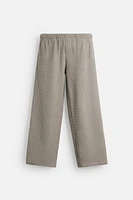 PANTALON RELAXED FIT STRUCTURÉ À CARREAUX