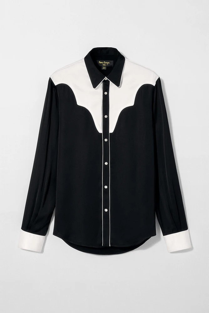 CONTRAST WESTERN SHIRT BOBBY GILLESPIE X ZARA