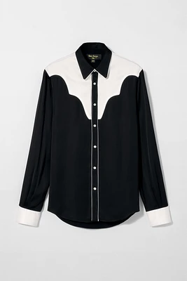 CONTRAST WESTERN SHIRT BOBBY GILLESPIE X ZARA