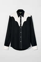 CONTRAST WESTERN SHIRT BOBBY GILLESPIE X ZARA