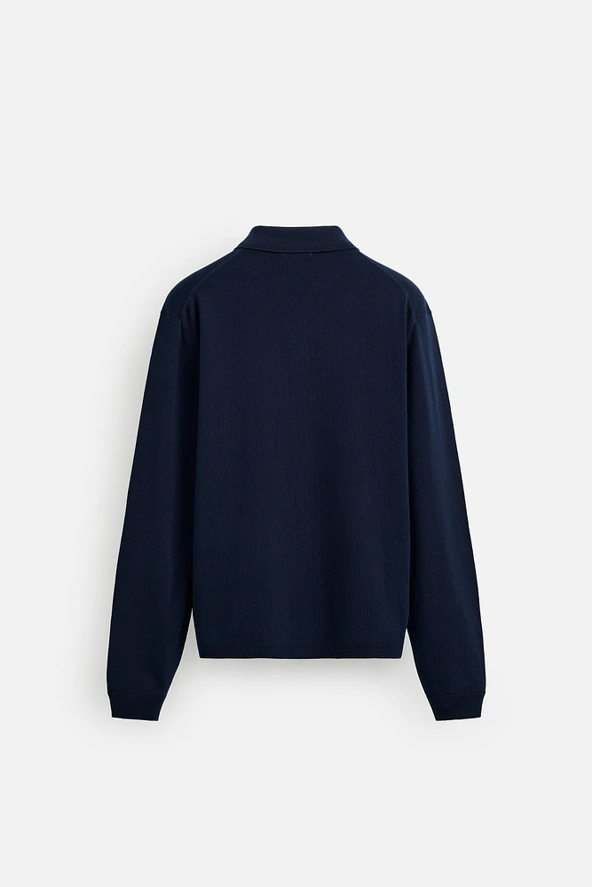 LYOCELL BLEND KNIT SHIRT
