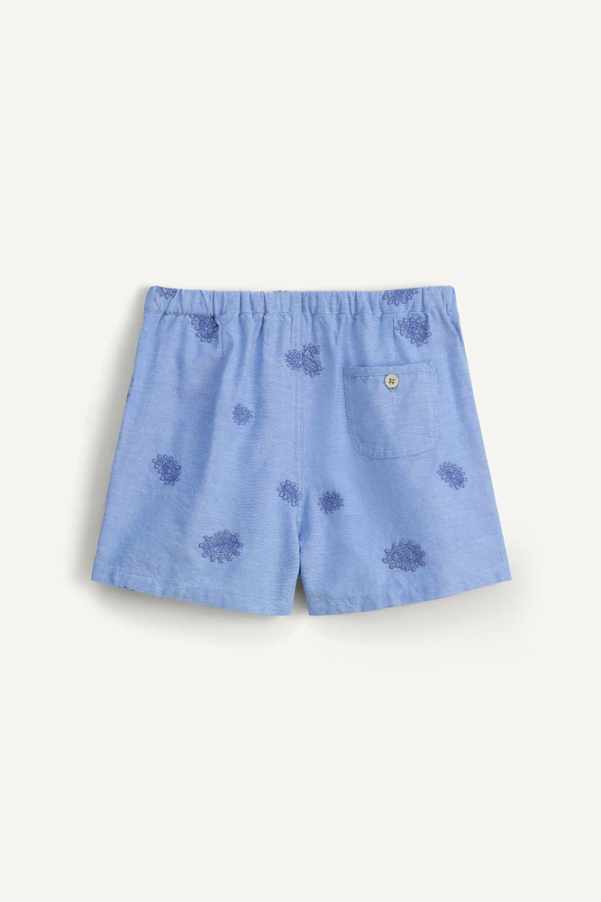 BERMUDA BRODERIE PAISLEY ÉDITION LIMITÉE