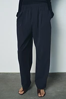CONTRAST DRAWSTRING PANTS ZW COLLECTION