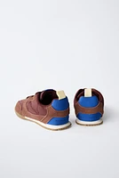 CONTRAST COMBINATION SNEAKERS