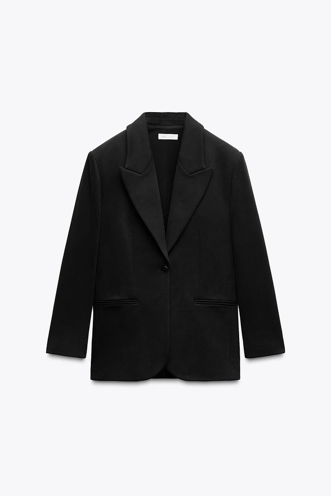 VESTE OVERSIZE EN MOLLETON