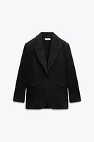 VESTE OVERSIZE EN MOLLETON