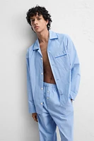 PANTALON DE PYJAMA CONTRASTÉ