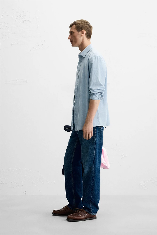 CHEMISE STRUCTURÉE CHAMBRAY