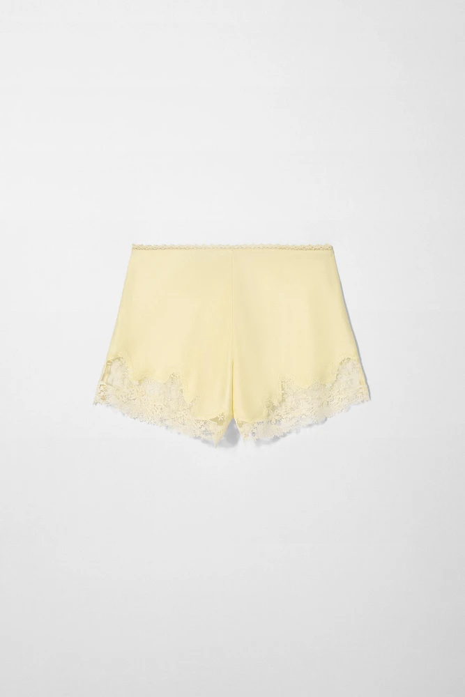 SHORT STYLE LINGERIE EN SOIE KATE MOSS X ZARA