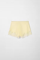 SHORT STYLE LINGERIE EN SOIE KATE MOSS X ZARA