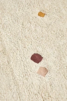 CHILDREN’S MULTICOLORED EMBROIDERED DIAMOND RUG