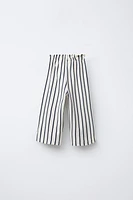 STRIPED PIQUÉ CULOTTES