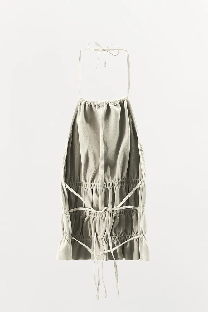 TOP HALTER 100 % CUIR ÉDITION LIMITÉE