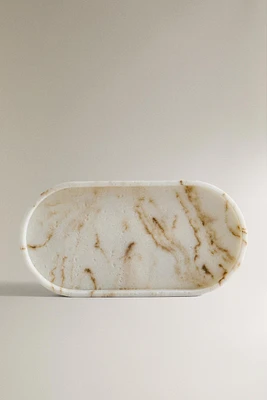 PLATEAU SALLE DE BAIN IMITATION MARBRE