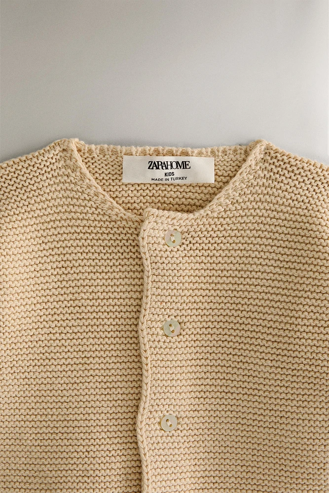 CHILDREN’S CHUNKY KNIT CARDIGAN
