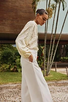 TEXTURED BLOUSE
