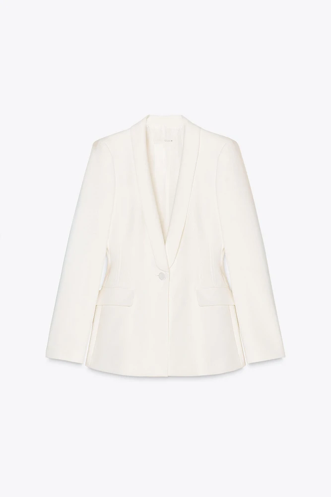 FITTED SHOULDER PAD BLAZER