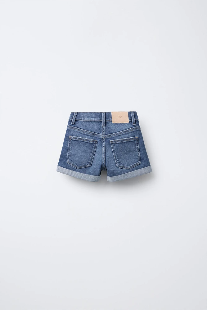 BERMUDA EN JEAN EXTENSIBLE