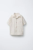 TEXTURED STRIPED TOP