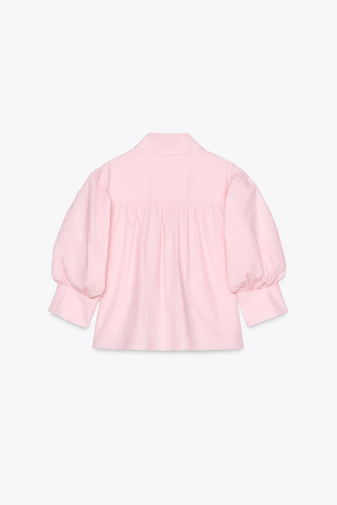 POPLIN SHIRT ZW COLLECTION
