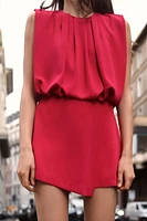 SLEEVELESS SHORT JUMPSUIT