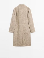 Lightweight 100% linen coat
