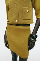 BASIC KNIT MINI SKIRT