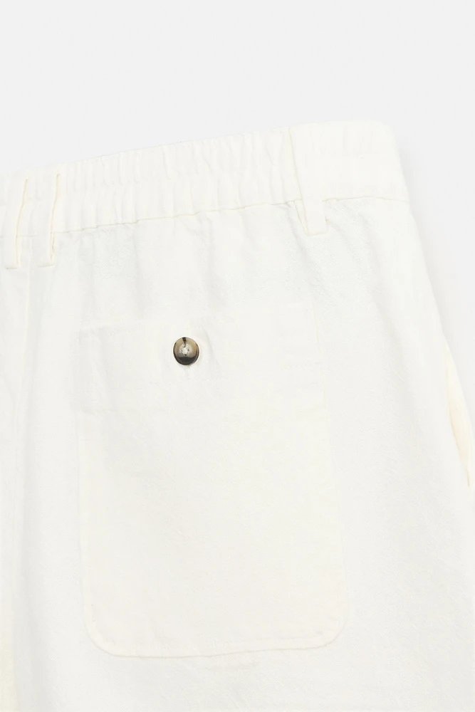 LINEN - COTTON SHORTS