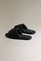 CHAUSSONS OUVERTS TISSU ÉPONGE SALLE DE BAIN
