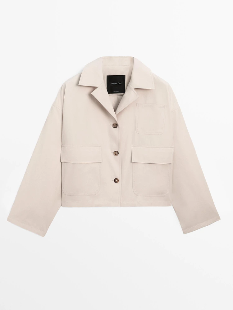 Veste cape déperlante