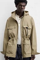 TECHNICAL PARKA WITH POCKETS