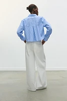 POPLIN CROPPED TOP