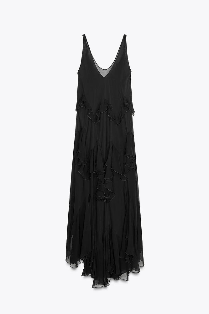 ZW COLLECTION LONG RUFFLE DRESS