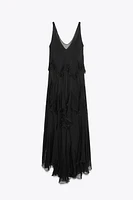 ZW COLLECTION LONG RUFFLE DRESS