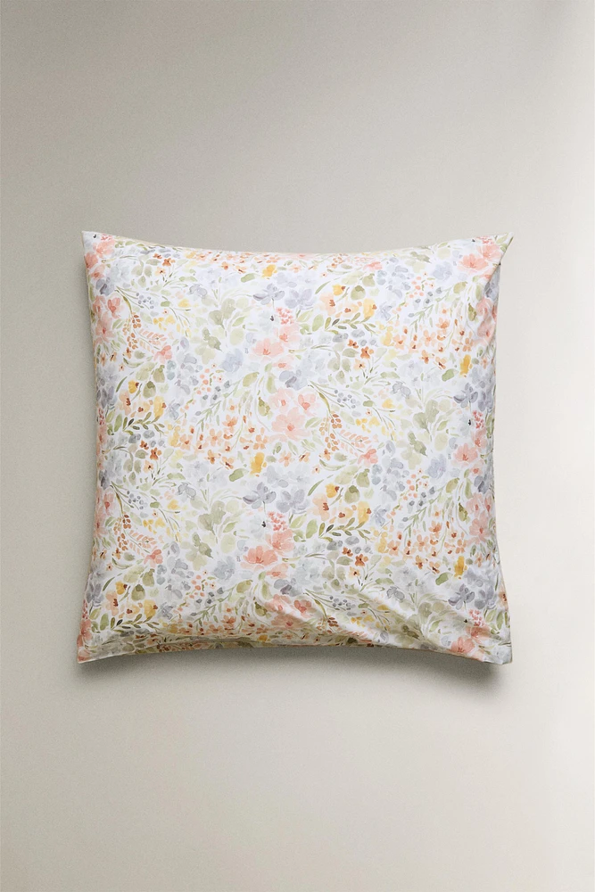 FLORAL PRINT PILLOWCASE