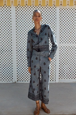JUPE-CULOTTE BRODÉE