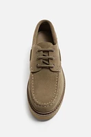 LEATHER BOAT SHOES