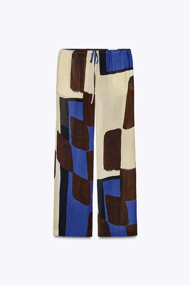 ZW COLLECTION PRINTED PANTS