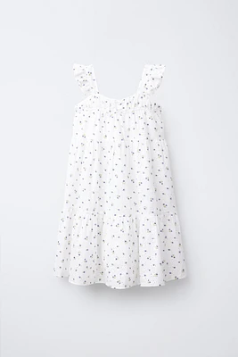 ROBE BRODERIES FLEURS