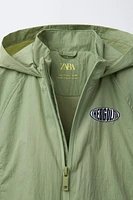 HOODED WATER REPELLENT RAINCOAT