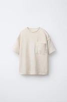 FRENCH TERRY T-SHIRT WITH POCKET