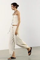 PANTALON EN MAILLE BOUFFANT