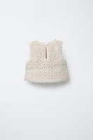 CROCHET KNIT TOP