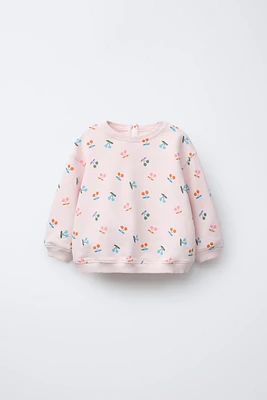 SWEAT IMPRIMÉ CERISES