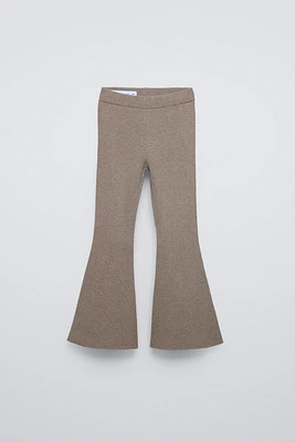 LEGGING FLARE EN MAILLE