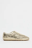 METALLIC EFFECT SNEAKERS