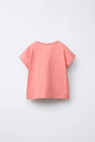 T-SHIRT UNI FLAMMÉ